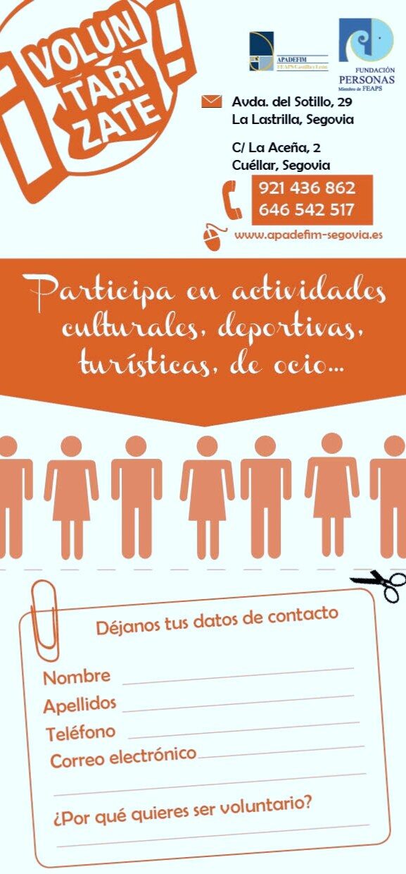 ¡VOLUNTARÍZATE!