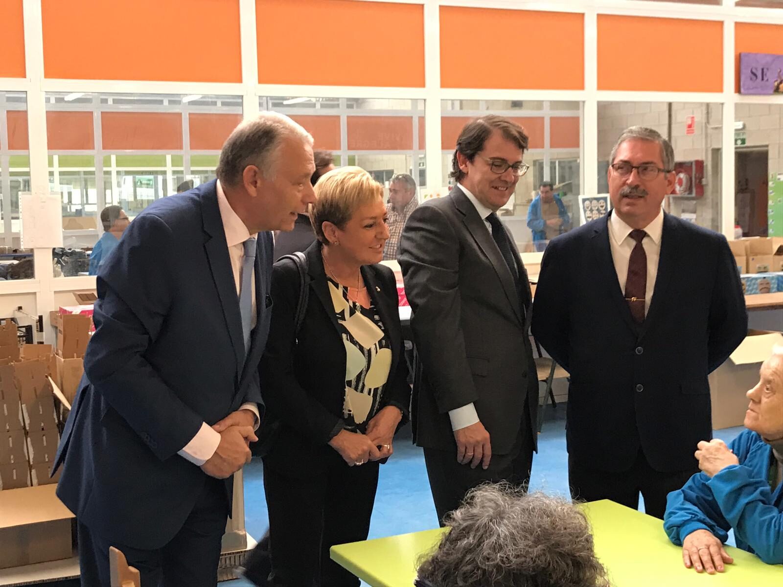 Alfonso Fernandez Mañueco visita La Lastrilla y Complejo El Sotillo de Fundación Personas Segovia
