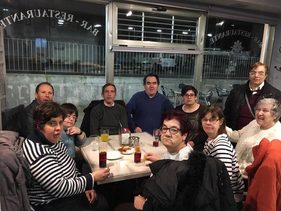Cena del grupo de teatro «Nuevos Horizontes»