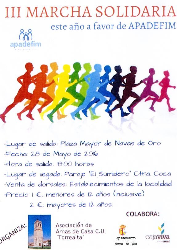 III Marcha Solidaria de Navas de Oro
