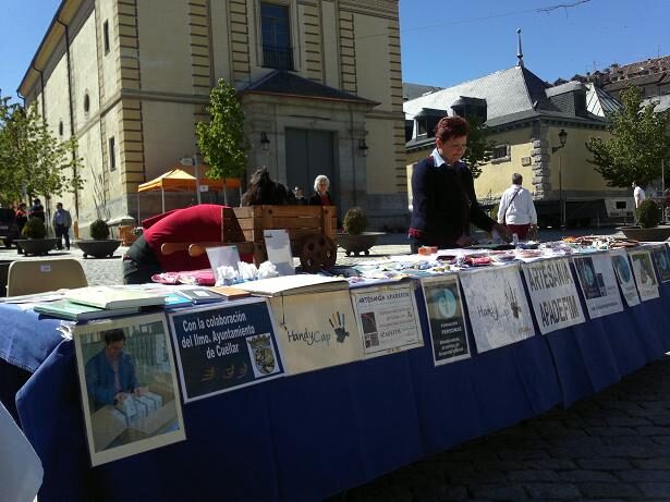 La artesanía HandyCap en las Jornadas Solidarias de la Granja de San Ildefonso