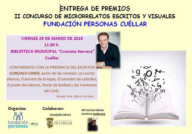 ENTREGA DE PREMIOS DEL II CONCURSO DE MICRORRELATOS ESCRITOS Y VISUALES