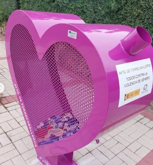 Corazones de reciclados