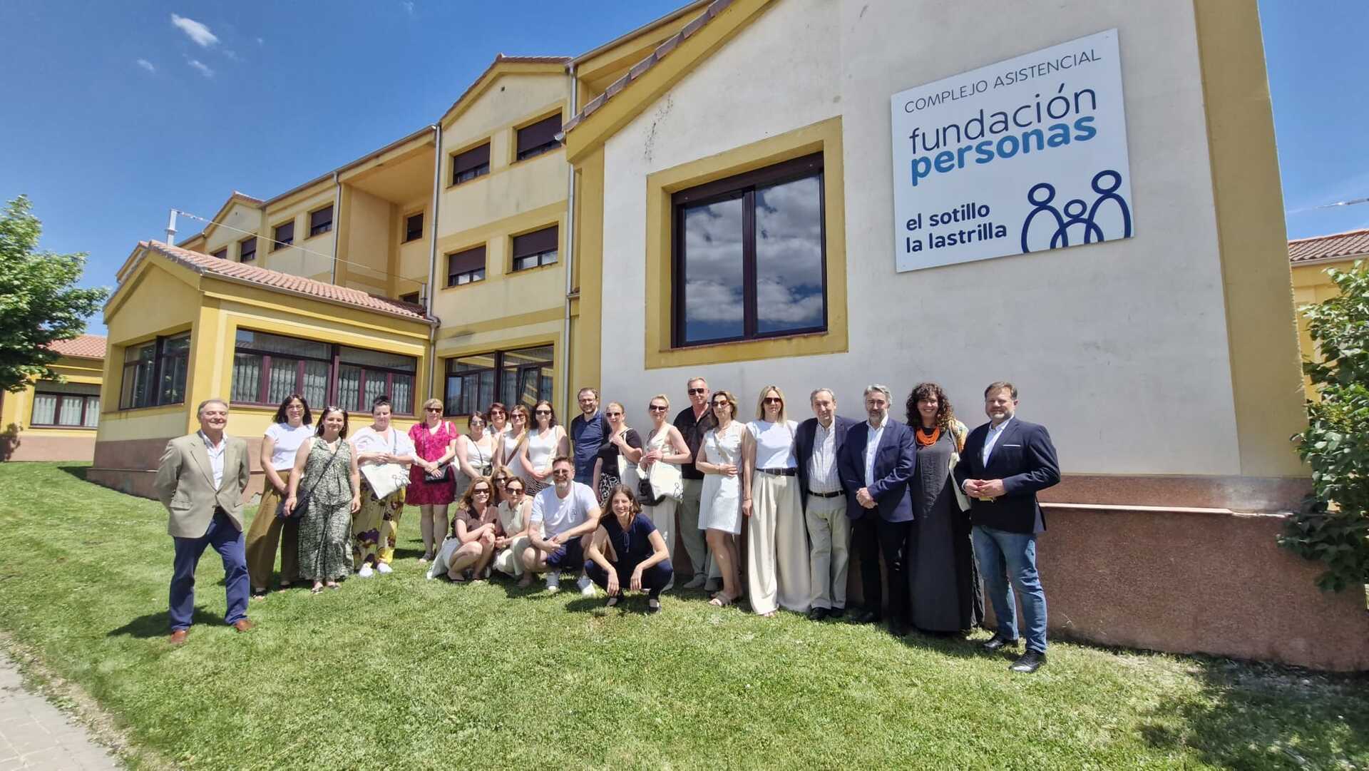 Visita de un grupo de entidades sociales polacas a las instalaciones de Fundación Personas en Segovia